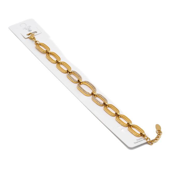 PULSERA ZO13528B DORADO Acero Inxidable 2B37