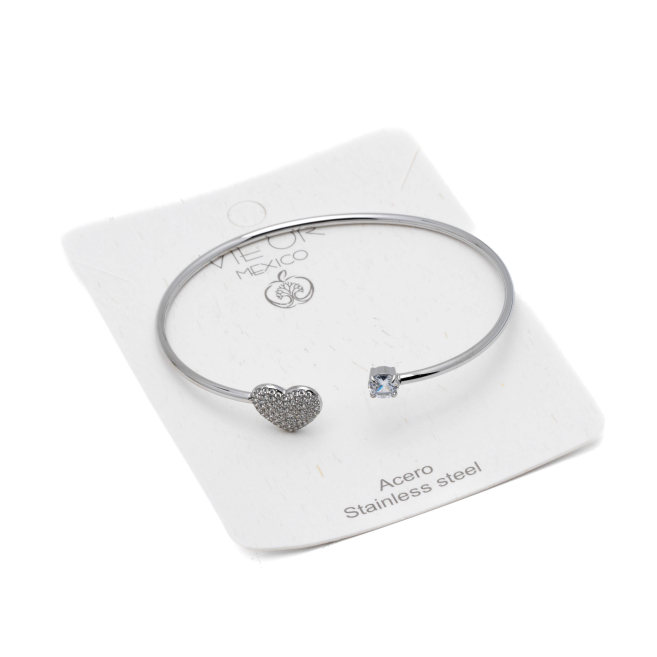 PULSERA ZO14424B PLATEADO Acero Inxidable 2C21