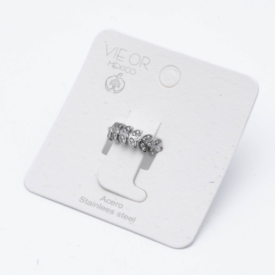 ANILLO ZO13750R PLATEADO Acero Inoxidable A14