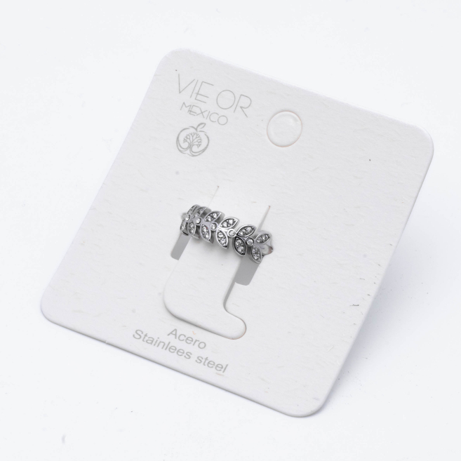 ANILLO ZO13750R PLATEADO Acero Inoxidable A14