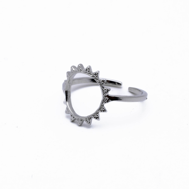 ANILLO ZO14302R PLATEADO Acero Inxidable 2A13