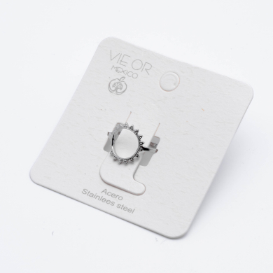 ANILLO ZO14302R PLATEADO Acero Inxidable 2A13