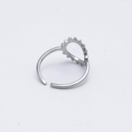 ANILLO ZO14302R PLATEADO Acero Inxidable 2A13