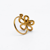 ANILLO ZO12903R DORADO Acero Inoxidable A11