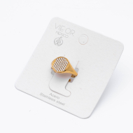 ANILLO ZO15322R DORADO Acero Inoxidable A11