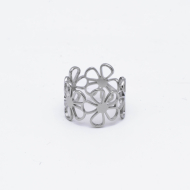 ANILLO ZO8256R Plateado Acero Inoxidable -A32 A45