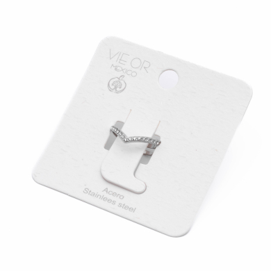 ANILLO ZO14138R PLATEADO Acero Inoxidable A11