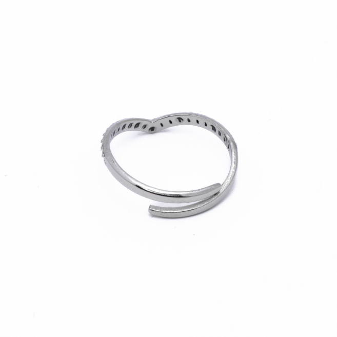 ANILLO ZO14138R PLATEADO Acero Inoxidable A11