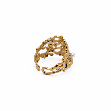 ANILLO ZO14106R DORADO Acero Inoxidable 2A41