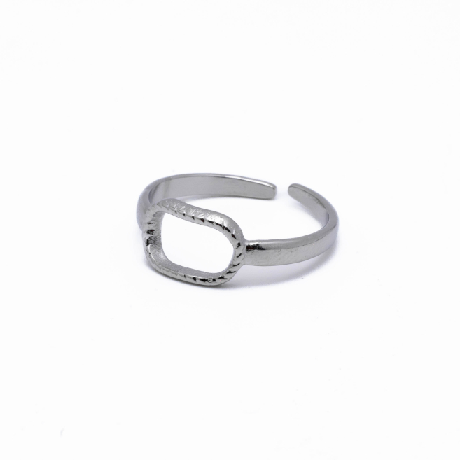 ANILLO ZO14301R PLATEADO Acero Inoxidable 2A33