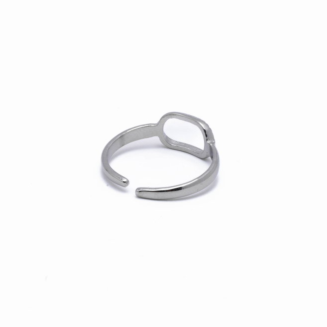 ANILLO ZO14301R PLATEADO Acero Inoxidable 2A33