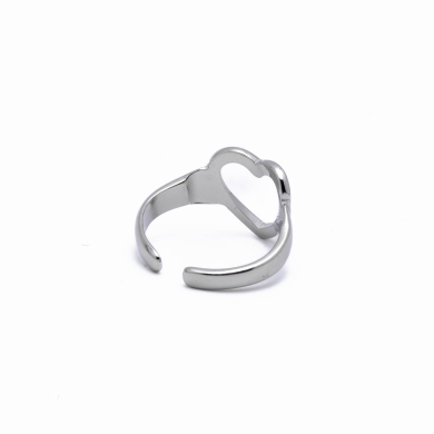 ANILLO ZO14304R PLATEADO Acero Inoxidable A210