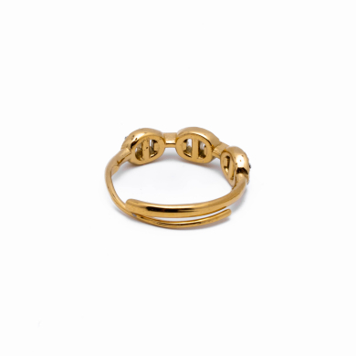 ANILLO ZO13739R DORADO Acero Inoxidable A11