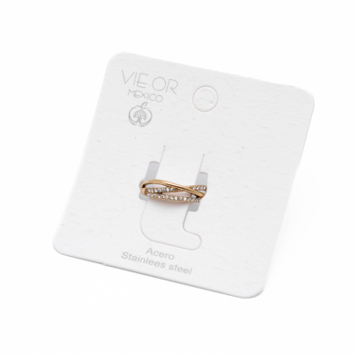 ANILLO ZO15320R DORADO Acero Inoxidable A11