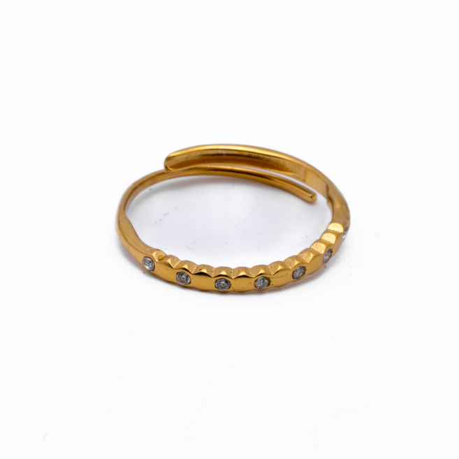 ANILLO ZO13743R DORADO Acero Inoxidable 2A21