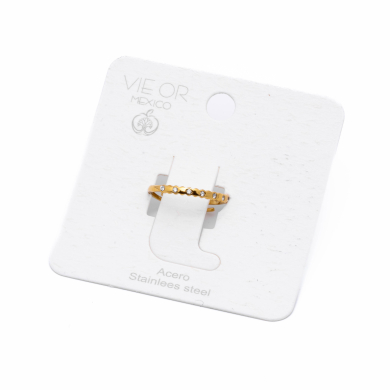 ANILLO ZO13743R DORADO Acero Inoxidable 2A21