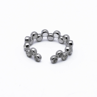 ANILLO ZO15016R PLATEADO BLANCO Acero Inxidable A41