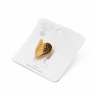 ANILLO ZO14323R DORADO Acero Inoxidable A39
