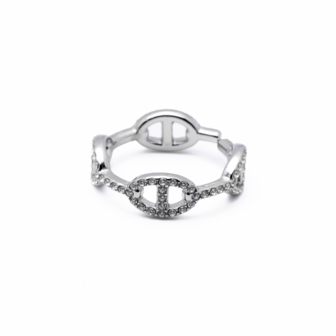 ANILLO ZO15018R PLATEADO Acero Inoxidable A12