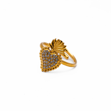 ANILLO ZO14954R DORADO Acero Inxidable A31
