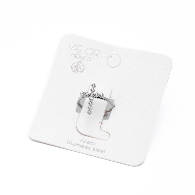 ANILLO ZO10825R150 PLATEADO Acero Inoxidable A12