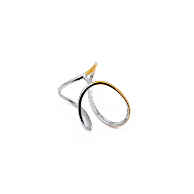 ANILLO ZO11123R150 Bicolor Acero Inoxidable -2A35 2A35