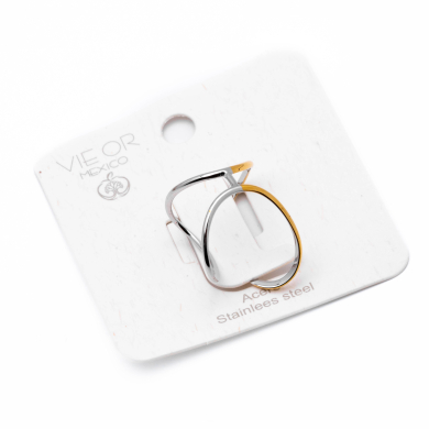 ANILLO ZO11123R150 Bicolor Acero Inoxidable -2A35 2A35