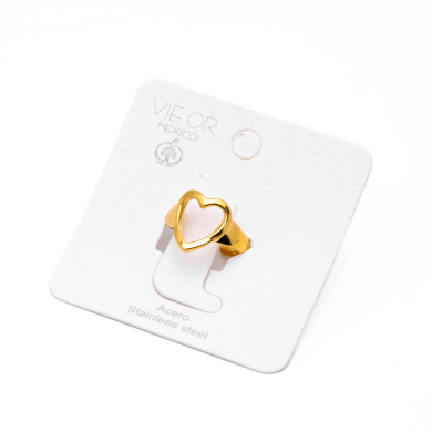 ANILLO ZO14304R DORADO Acero Inoxidable A210