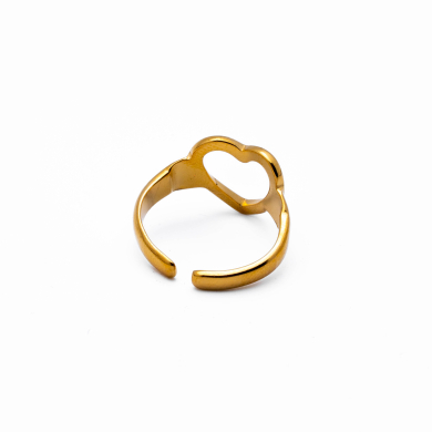 ANILLO ZO14304R DORADO Acero Inoxidable A210