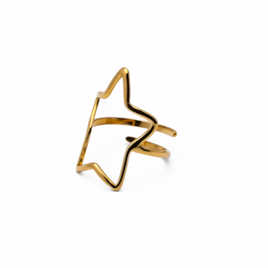 ANILLO ZO14313R DORADO Acero Inoxidable A210