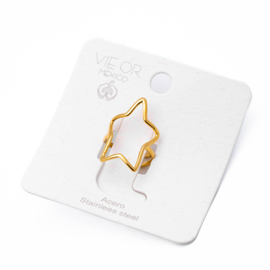 ANILLO ZO14313R DORADO Acero Inoxidable A210