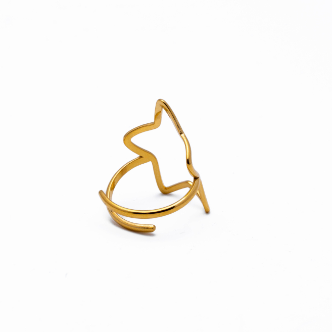 ANILLO ZO14313R DORADO Acero Inoxidable A210