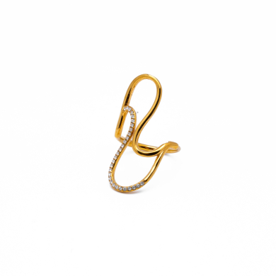 ANILLO ZO15268R DORADO Acero Inoxidable A11