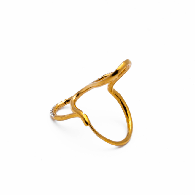 ANILLO ZO15268R DORADO Acero Inoxidable A11