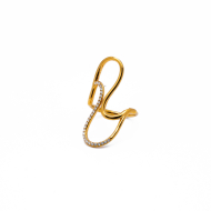 ANILLO ZO15268R DORADO Acero Inoxidable A11