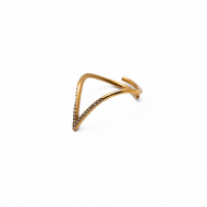ANILLO ZO15318R DORADO Acero Inoxidable A11