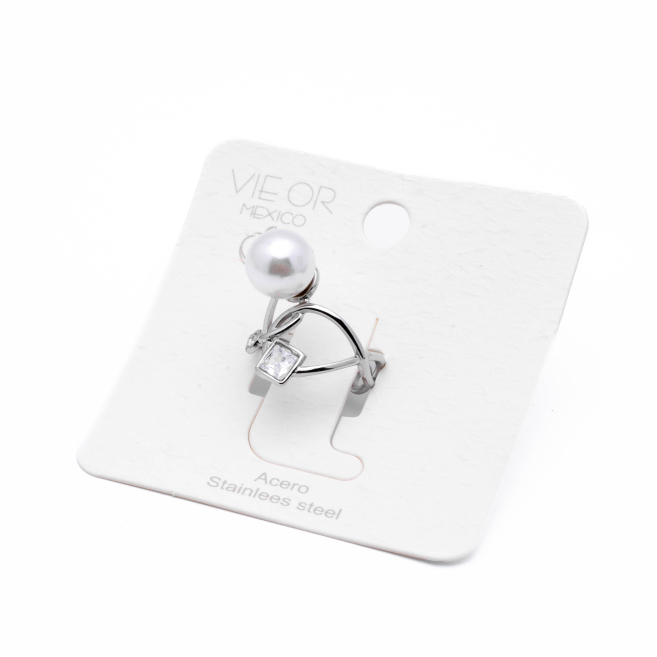 ANILLO ZO14320R PLATEADO Acero Inoxidable 2A41