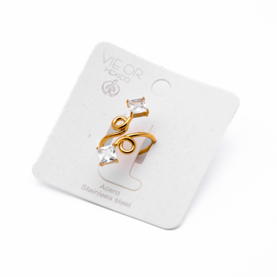 ANILLO ZO13451R DORADO Acero Inxidable A12