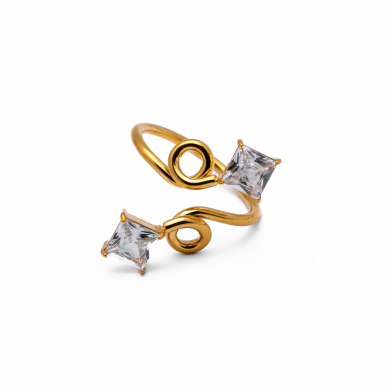 ANILLO ZO13451R DORADO Acero Inxidable A12