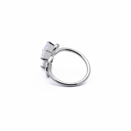 ANILLO ZO13451R PLATEADO Acero Inxidable A12