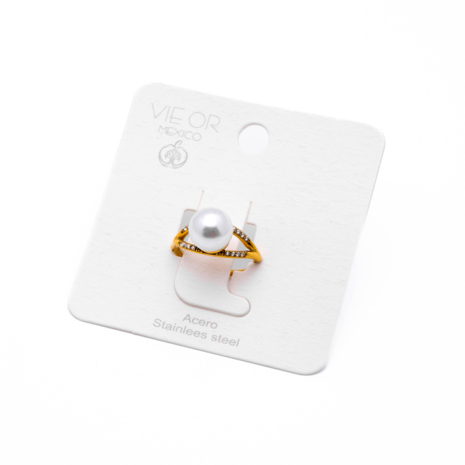ANILLO ZO15627R DORADO Acero Inoxidable 2A41