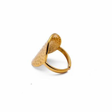 ANILLO ZO14322R DORADO Acero Inoxidable A39