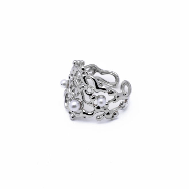 ANILLO ZO14106R PLATEADO Acero Inoxidable 2A41