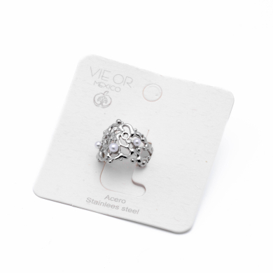 ANILLO ZO14106R PLATEADO Acero Inoxidable 2A41