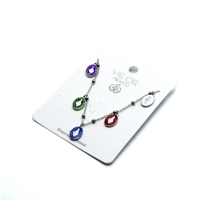 COLLAR ZO13350N Plateado Acero Inoxidable -E27