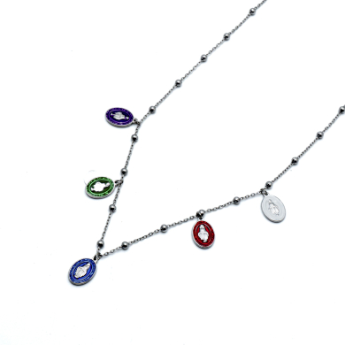 COLLAR ZO13350N Plateado Acero Inoxidable -E27