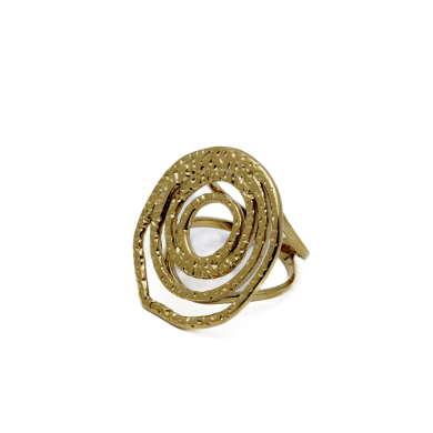 ANILLO ZO13077R Dorado Acero Inoxidable -2A47