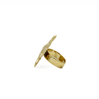 ANILLO Y00298 DORADO Acero Inoxidable 2A47