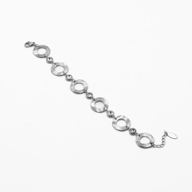 PULSERA ZO13375B PLATEADO Acero Inoxidable 2B55