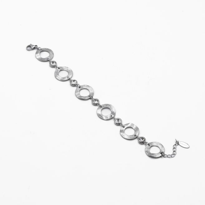 PULSERA ZO13375B PLATEADO Acero Inoxidable 2B55